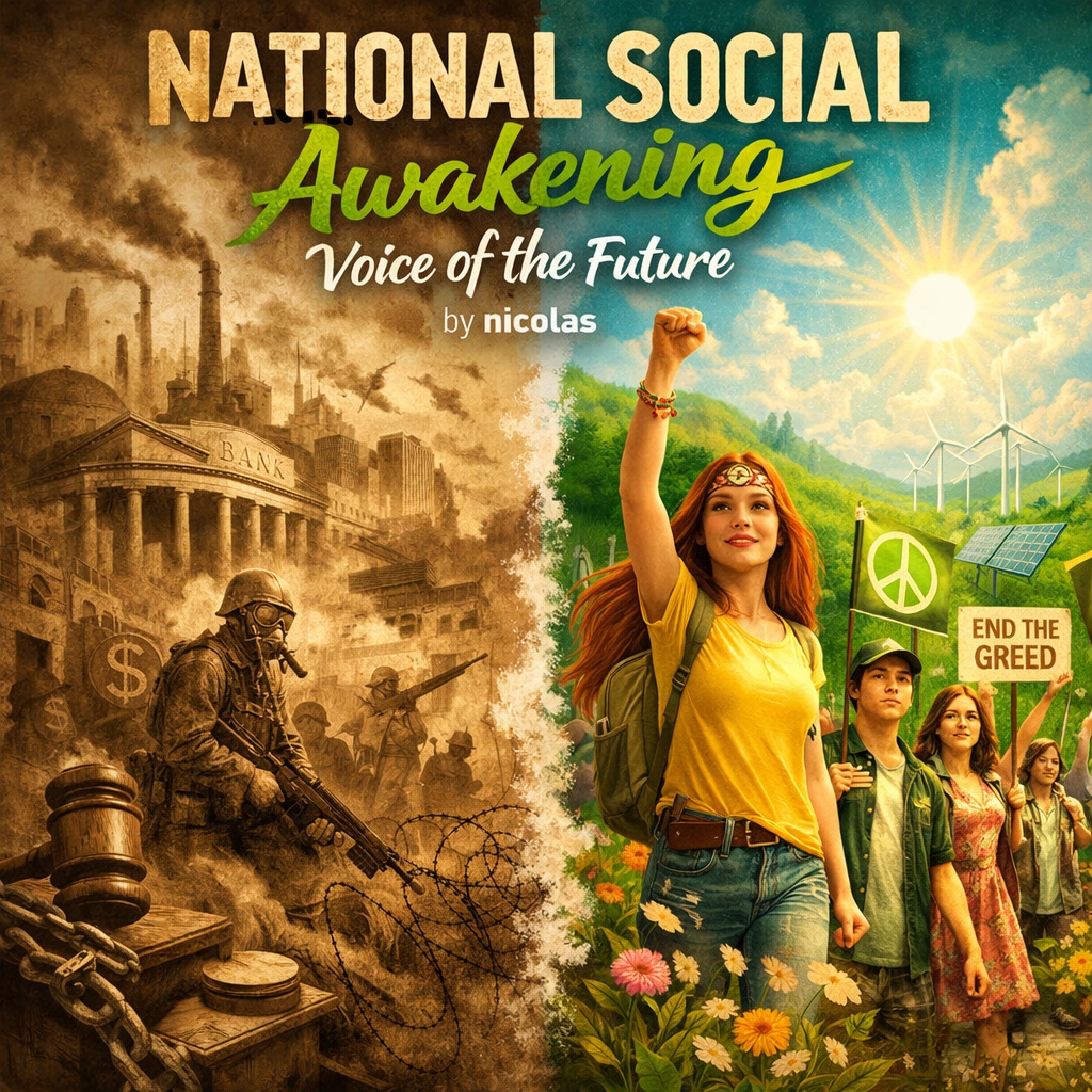NATIONAL SOCIAL AWAKENING - Voice Of The Future background