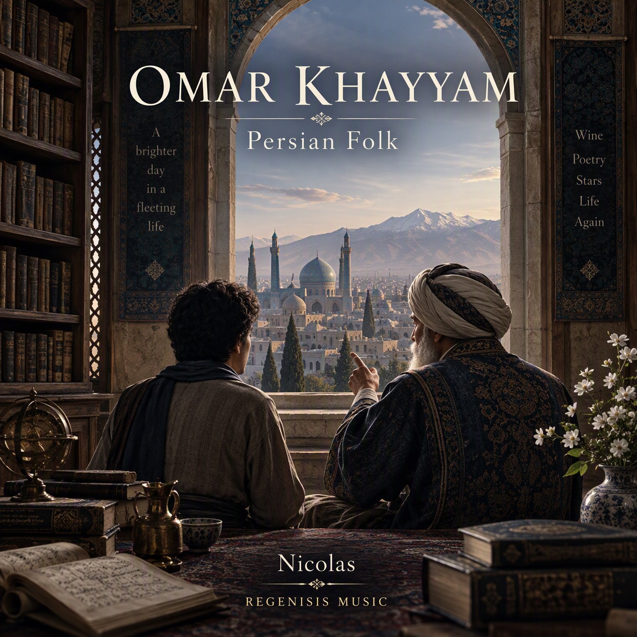 OMAR KHAYYAM Persian Folk background